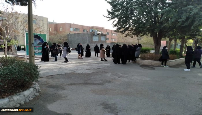 گزارش تصویری برگزاری کلاس های حضوری در آموزشکده الزهرا(س) 9