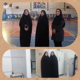 بازدید ریاست جدید آموزشکده فنی وحرفه ای الزهرا (س)مشهد ازخوابگاه و سالن ورزشی مرکز
