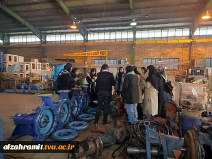 بازدید دانشجویان رشته صنایع شیمیایی آموزشکده الزهرا (س) مشهد از شرکت زیرمجموعه هلدینگ پمپیران 4
