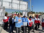 حضور کانون دانشجویی هلال احمر آموزشکده الزهرا(س)مشهد به عنوان تیم پذیرش مانور تمام عیار زلزله مشهد 2