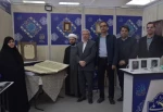 بازدید حجت‌الاسلام و المسلمین افتخاریان، رئیس اداره قرآن و عترت نهاد نمایندگی مقام معظم رهبری  از غرفه آموزشکده دختران الزهرا (س) مشهددر  سی و سومین نمایشگاه بین‌المللی قرآن کریم  2