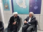 بازدید حجت‌الاسلام و المسلمین افتخاریان، رئیس اداره قرآن و عترت نهاد نمایندگی مقام معظم رهبری  از غرفه آموزشکده دختران الزهرا (س) مشهددر  سی و سومین نمایشگاه بین‌المللی قرآن کریم