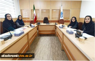 برگزاری جلسه بررسی مهمان و انتقالی در رشته‌های تربیت بدنی و حسابداری در آموزشکده الزهرا (س) مشهد