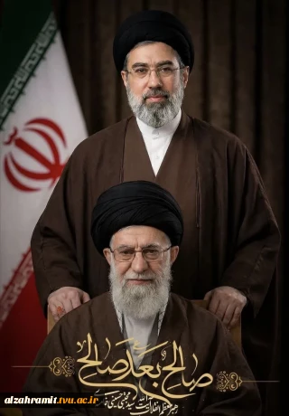 دست خدا عیان شد خامنه ای جوان شد