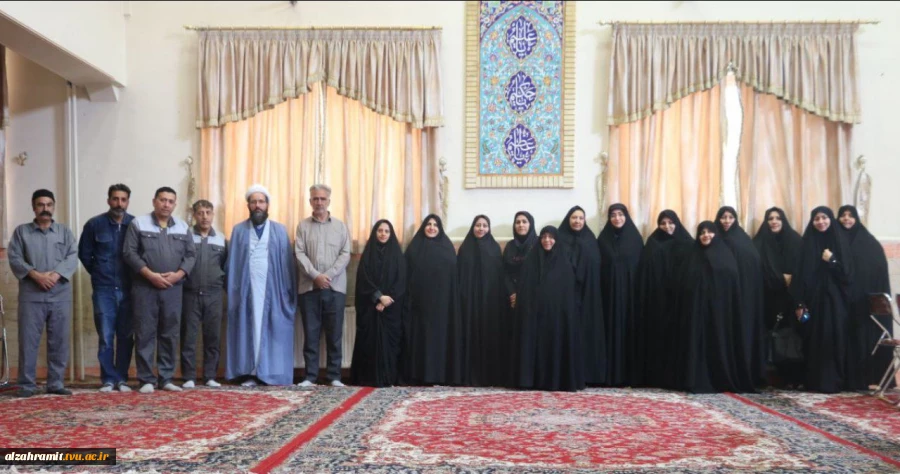 اقامه باشکوه نماز جماعت در آموزشکده الزهرا (س) مشهد؛ گامی در جهت تقویت معنویت و همبستگی سازمانی 3