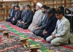 برگزاری نماز جماعت باحضور جناب آقای دکتر احمدی ریاست استان و هیات همراه در آموزشکده الزهرا (س)مشهد.
 3
