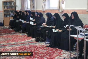 برگزاری زیارت عاشورا با حضور ریاست در دانشکده دختران مشهد  2