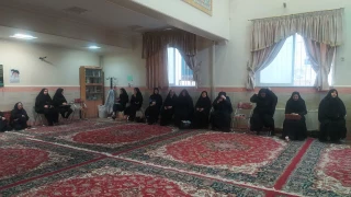 برگزاری مراسم زیارت عاشورا به مناسبت سالروز پیوند مقدس حضرت علی(ع) و حضرت فاطمه زهرا(س) در دانشکده دختران مشهد