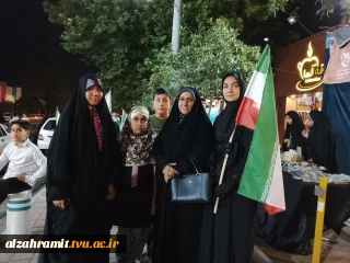 حضور اساتید و کارکنان آموزشکده دختران الزهرا (س) مشهد در موکب دانشجویان بسیجی