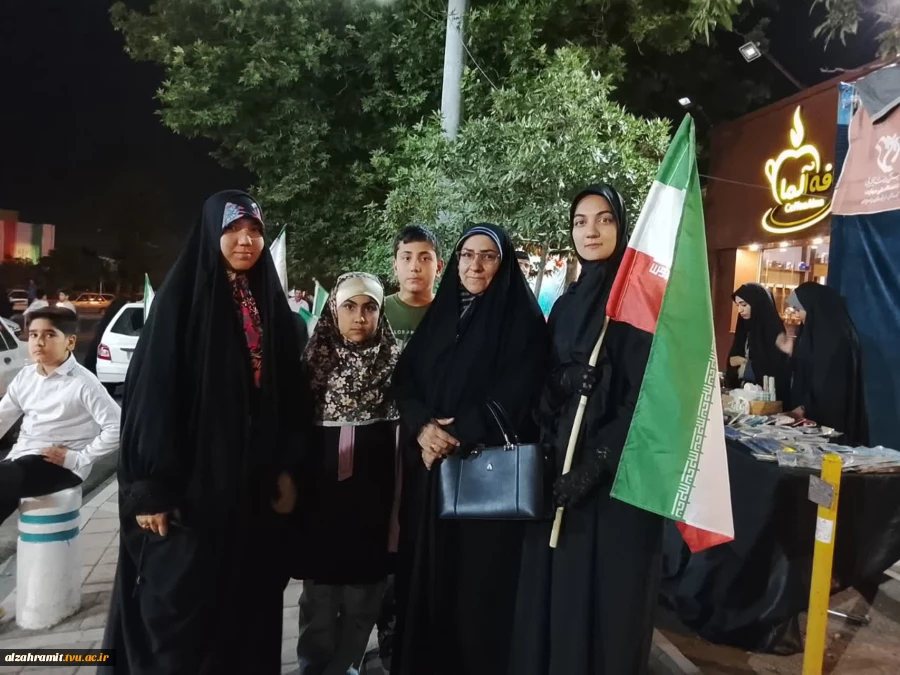 حضور اساتید و کارکنان آموزشکده دختران الزهرا (س) مشهد در موکب دانشجویان بسیجی 2