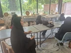 توسعه ایده‌های هنری؛ بازدید کارشناسی اعضای مرکز صنایع خلاق و فرهنگی آموزشکده دختران مشهد از کارگاه «خلاق سفال»