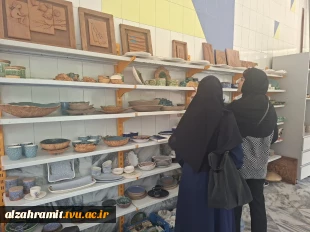بازدید دانشجویان هسته‌های هنری آموزشکده الزهرا (س) مشهد از کارگاه «خلاق سفال» با هدف توسعه مهارت‌های ایده‌پردازی 2