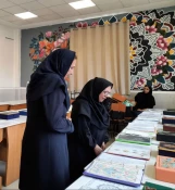 برگزاری نمایشگاه آثار ژوژمان «کاربرد نقوش» در آموزشکده دختران مشهد 3