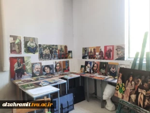 برگزاری آزمون عملی نقاشی فیگور در آموزشکده دختران مشهد
 2