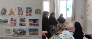 آبرنگ و نبض هنر؛ برگزاری ژوژمان تخصصی ابرنگ گروه نقاشی در آموزشکده دختران مشهد