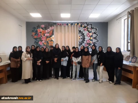 برگزاری ژوژمان بازشناسی نقاشی در آموزشکده دختران مشهد