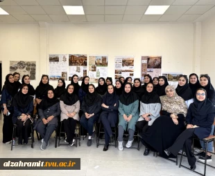 برگزاری ژوژمان آثار دانشجویان گروه معماری در آموزشکده دختران مشهد 3
