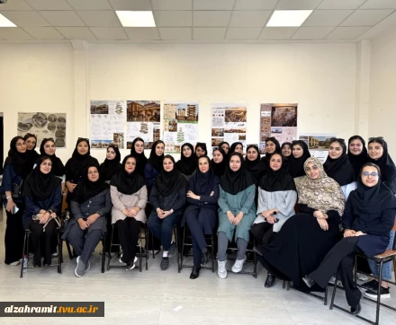 برگزاری ژوژمان آثار دانشجویان گروه معماری در آموزشکده دختران مشهد