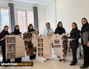 برگزاری ژوژمان آثار دانشجویان گروه معماری در آموزشکده دختران مشهد 4