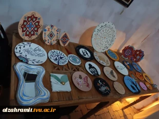 گام‌های نوآورانه دانشجویان آموزشکده دختران مشهد جهت عرضه آثار هنری در بستری سنتی 4