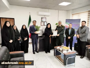 تقدیم پیام قدردانی آموزشکده دختران مشهد به فعالان حوزه امنیت و نظم در روز نیروی انتظامی 3