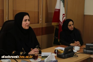 نشست تخصصی رئیس آموزشکده دختران مشهد با اساتید گروه معماری؛ بازخوانی چالش‌ها و نیازهای آموزشی 2