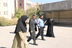 بازدید میدانی رئیس دانشگاه ملی مهارت خراسان رضوی از امکانات رفاهی و عمرانی آموزشکده دختران مشهد