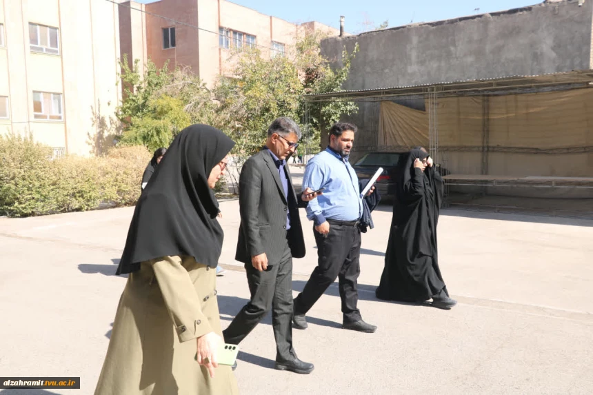 بازدید میدانی رئیس دانشگاه ملی مهارت خراسان رضوی از امکانات رفاهی و عمرانی آموزشکده دختران مشهد