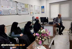 آیین سپاس از فرشتگان رحمت، تجلیل ریاست آموزشکده دختران مشهد از پرستاران درمانگاه چمران و بیمارستان بینا 2